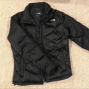 North Face puffer winter jacket black size large